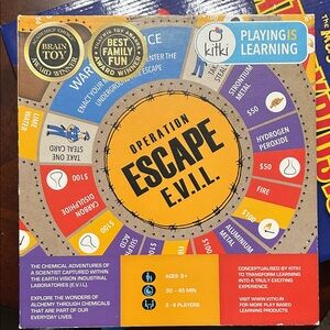 Kitki Operation Escape E.V.I.L. Board Game